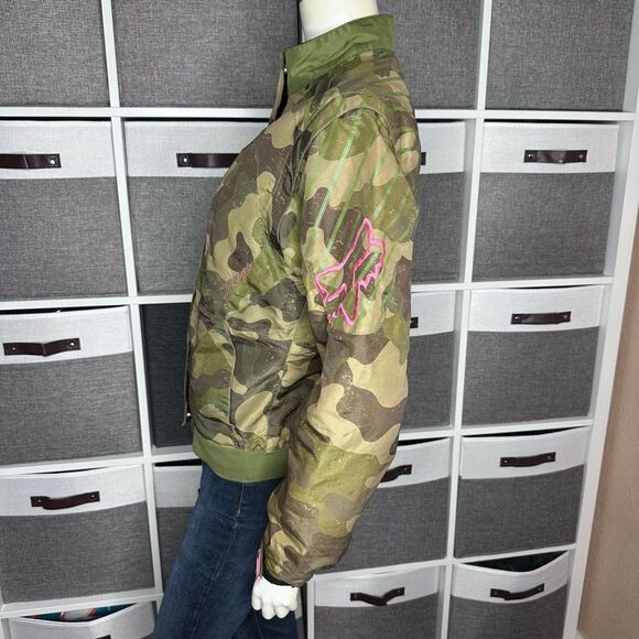 Fox Dakota Green Camo/ Pink Racing Jacket Size Small - Picture 13 of 16